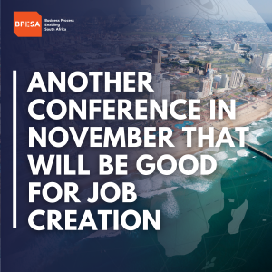 Another conference in November that will be good for job creation