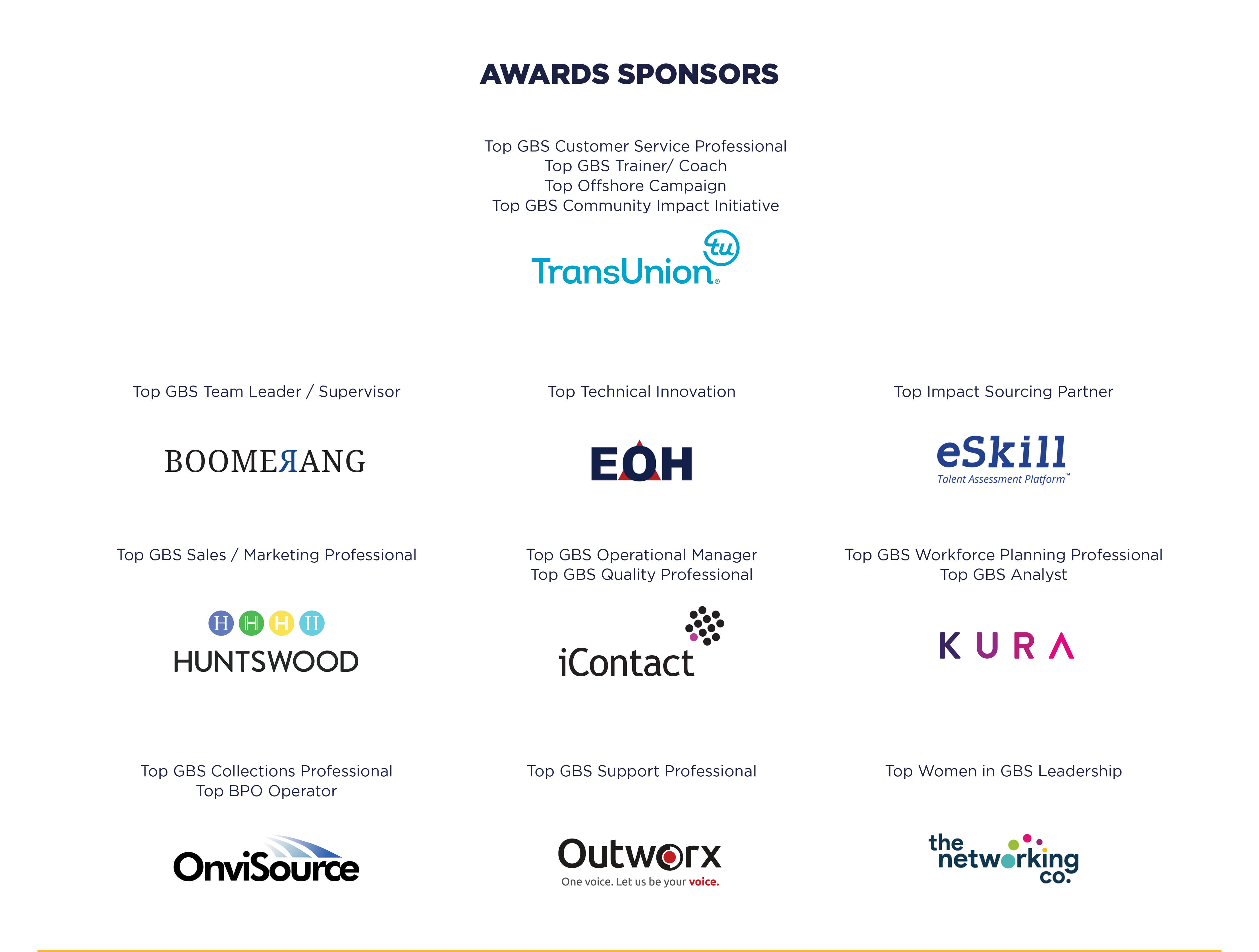 awards sponsors