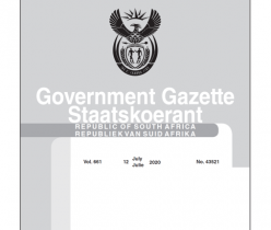 Government Gazette 12 July 2020 No.43521