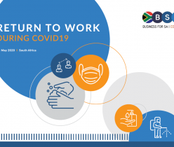 Business for SA: Return to Work During COVID-19 14 May 2020