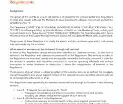 BPESA: Operating an Essential Service Call Centre - Regulatory Requirements