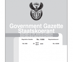 Government Gazette 29 April 2020 No. 11098