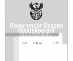 Government Notice 12 May 2020 No.43305 Department of Health