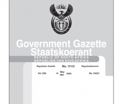Government Gazette 14 May 2020 No.11113 DTIC