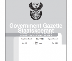 Government Gazette 04 May 2020, No.43265 Department of Labour