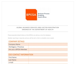 BPESA: Global Business Services Health & Safety Procedures 30 June 2021
