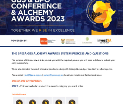 BPESA GBS Alchemy Awards Entry Platform Guide 2023